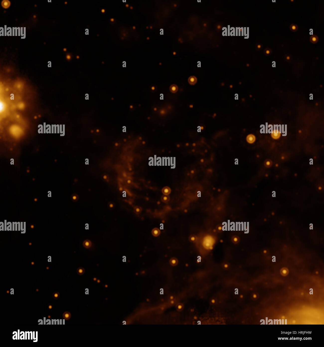 Supernova-Überrest-G352.7-0.1, Infrarot Stockfoto