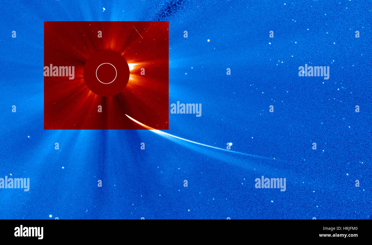 Sungrazing Comet ISON, C/2012 S1 Stockfoto