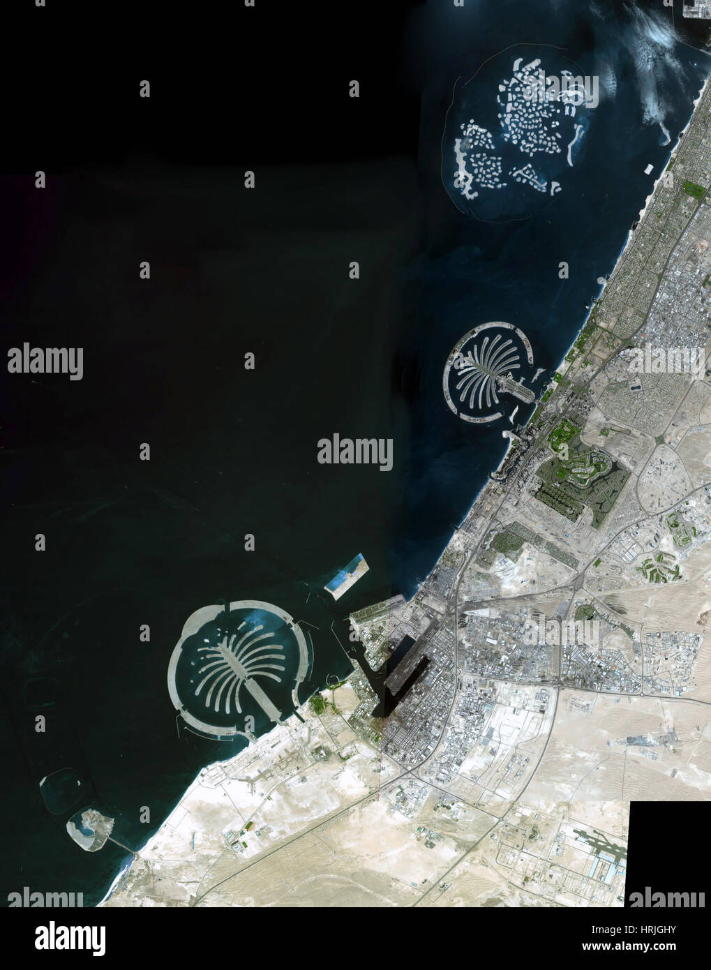 Palm Islands, Dubai, Vereinigte Arabische Emirate Stockfoto