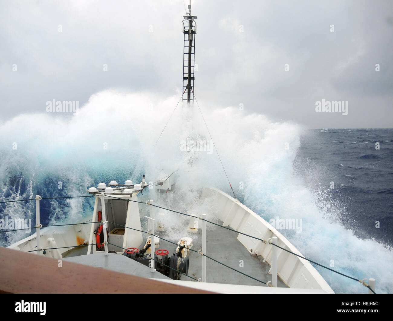 Sturm in der Sargasso-See Stockfoto