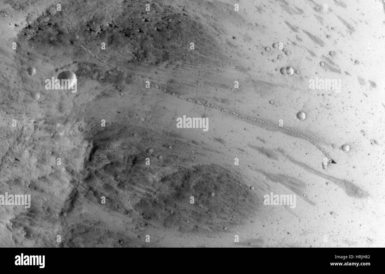 Tumbling Boulder Trail auf dem Mars Stockfoto