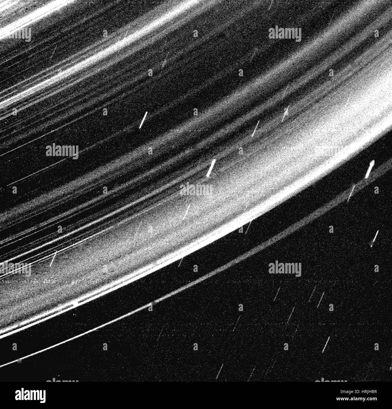 Uranus Ringsystem Stockfoto