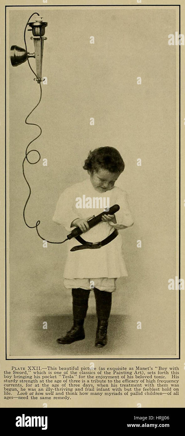 Elektro-Therapeutika, 1910 Stockfoto