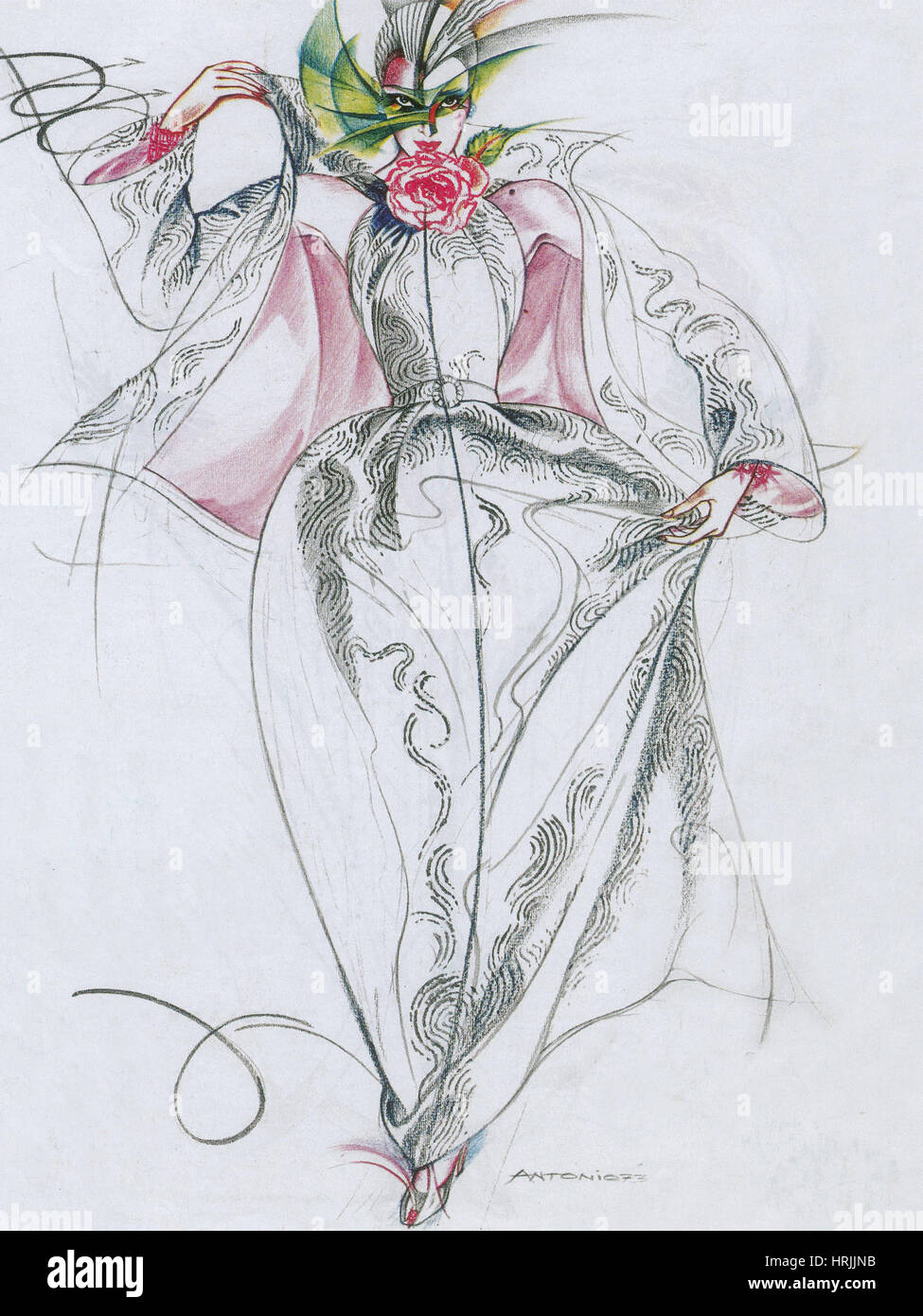 Damenmode, 1973 Stockfoto