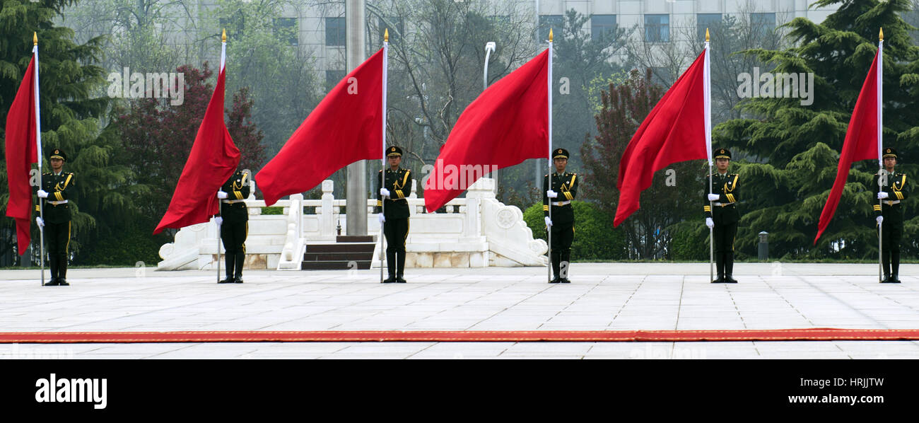 Chinesen Ehren Guard, 2013 Stockfoto