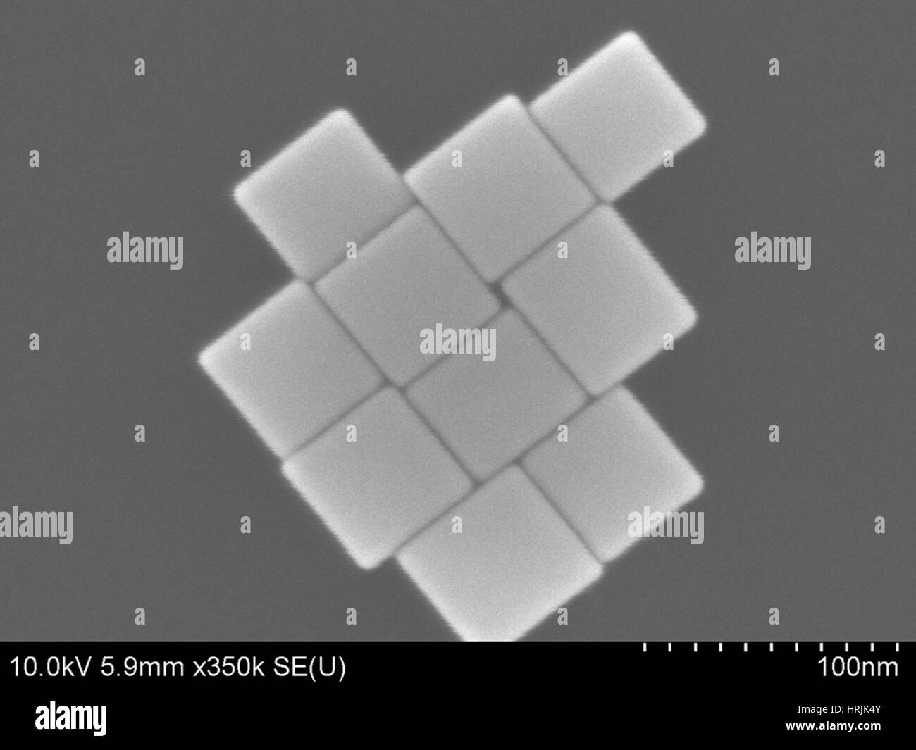 NanoCubes, EM Stockfoto