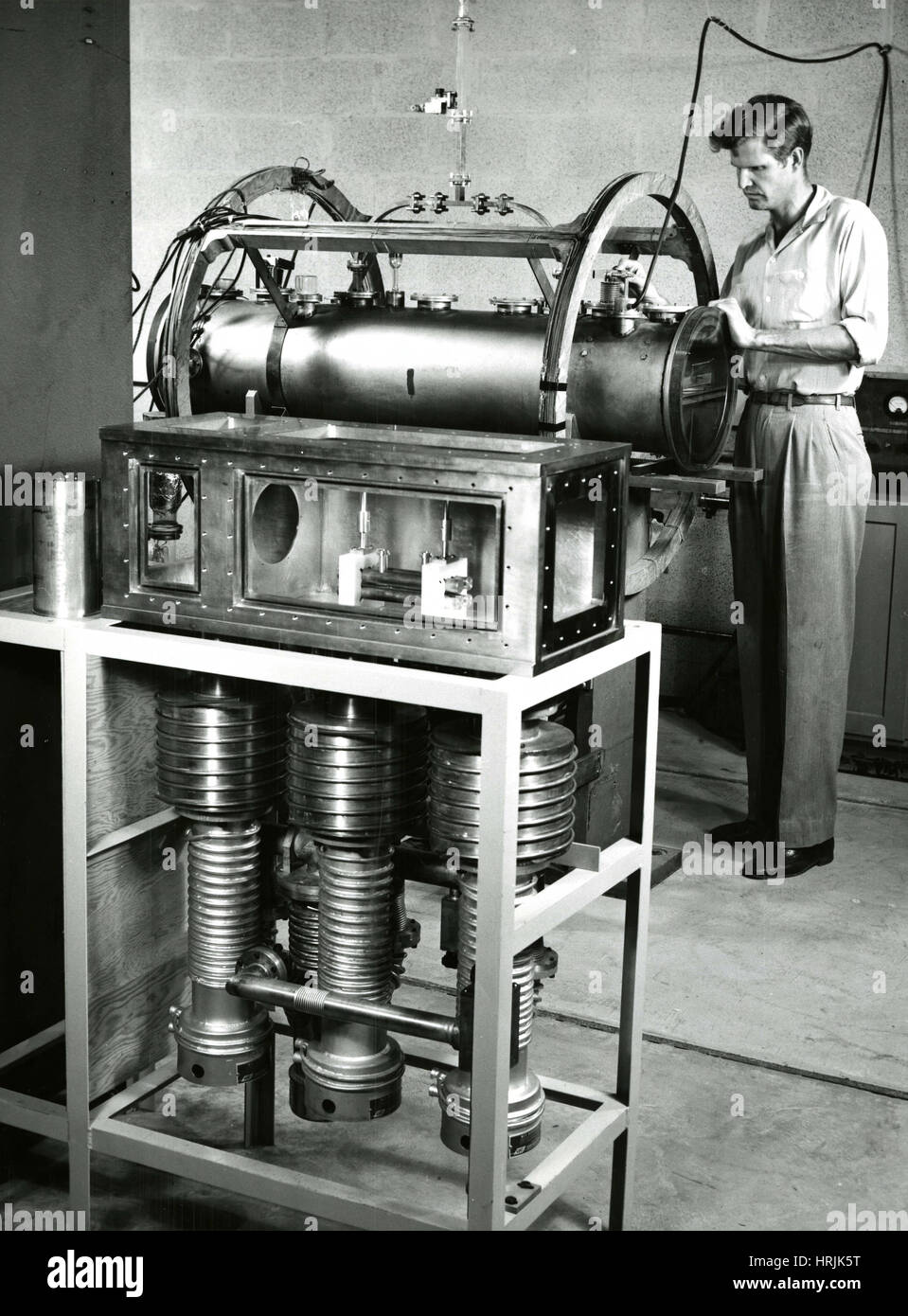 NBS-1, NIST-Atomuhr Stockfoto