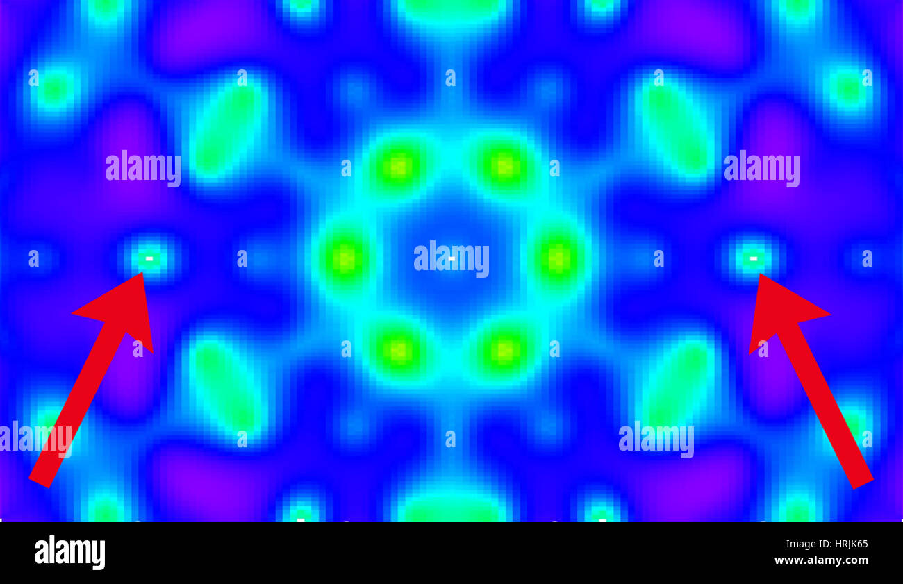 Magnetische Monopole Stockfoto