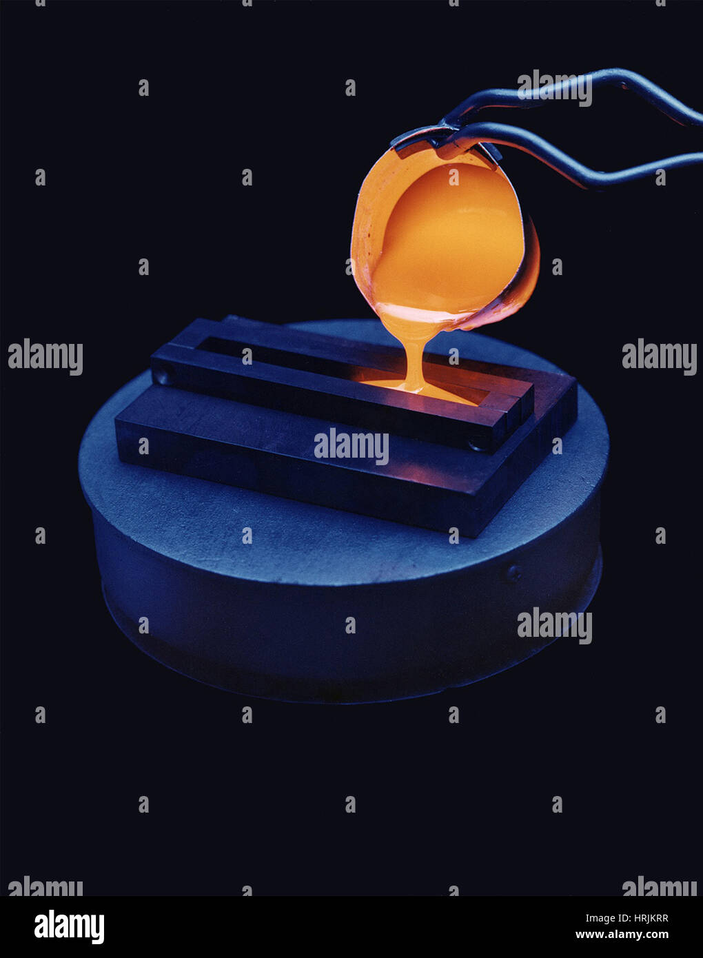Verglasung, Atommüll Stockfoto