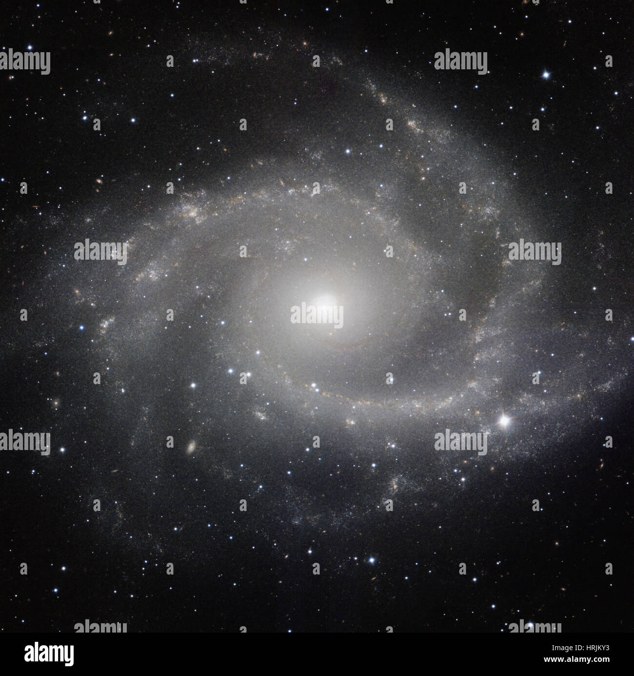 Bezeichnung Spiralgalaxie NGC 2997 Stockfoto
