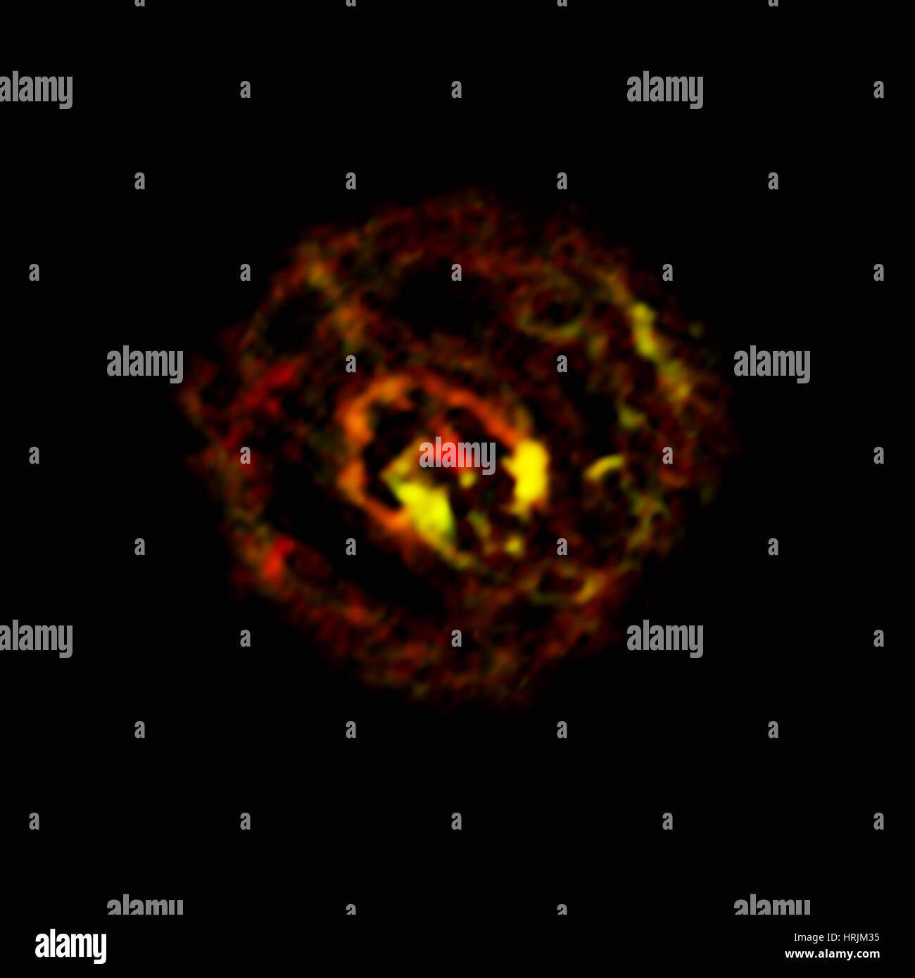 Supermassiven schwarzen Lochs im NGC 1433 Stockfoto
