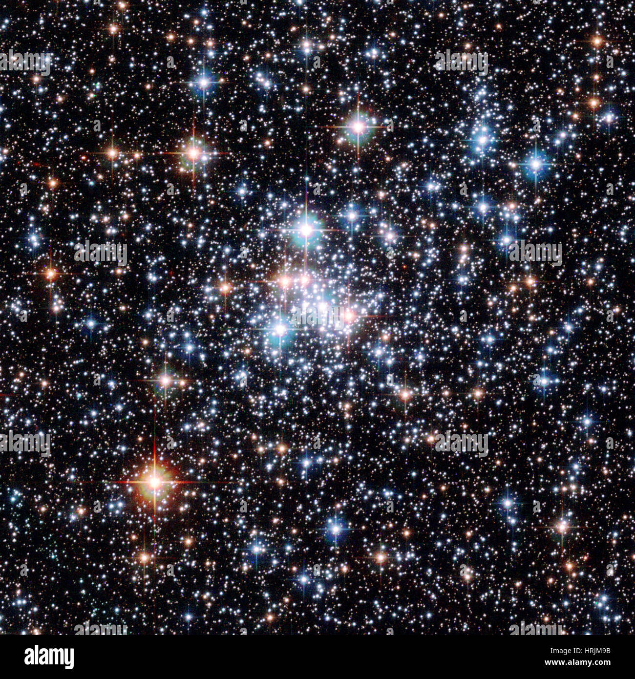 Öffnen Sie Sternhaufen NGC 290 in SMC Stockfoto