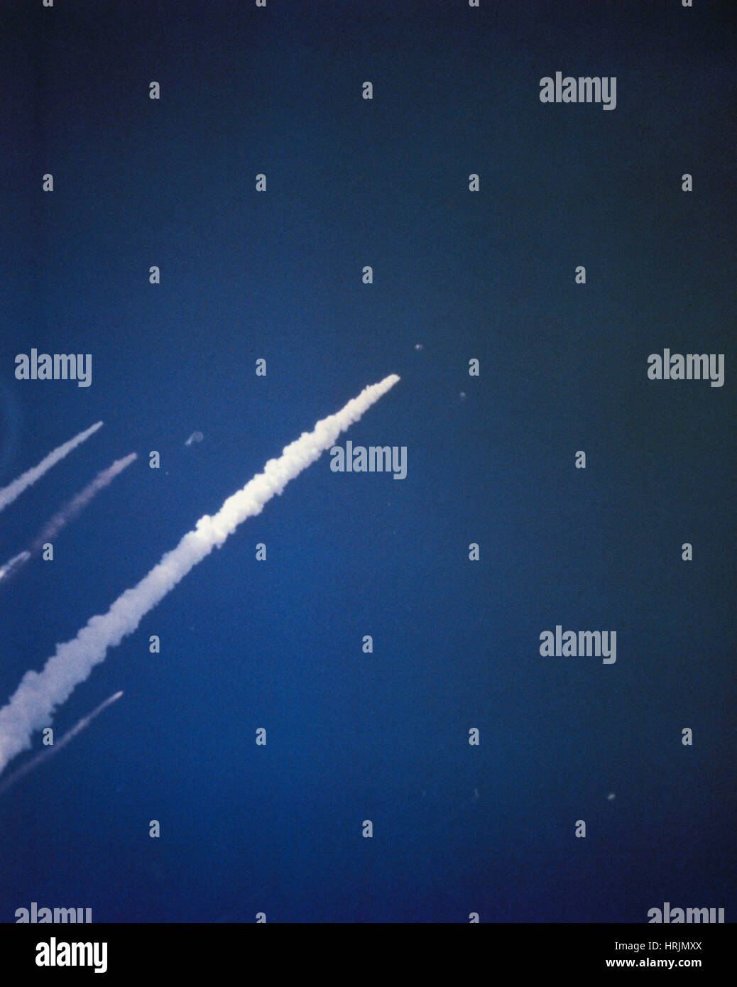 Space Shuttle Challenger-Katastrophe, 1986 Stockfoto