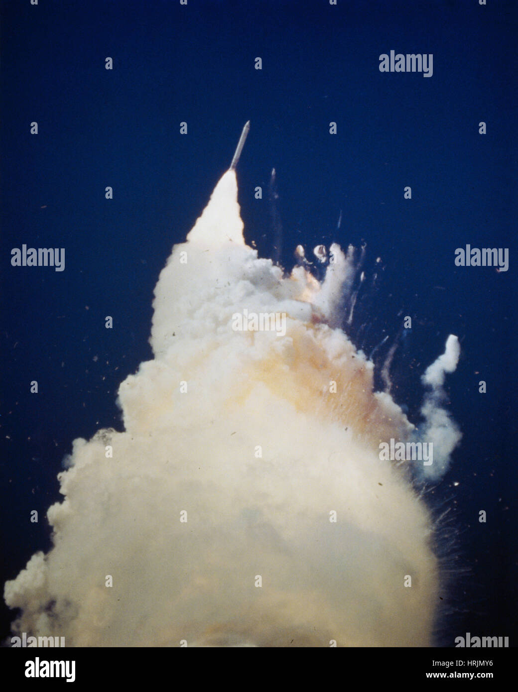 Space Shuttle Challenger-Katastrophe, 1986 Stockfoto