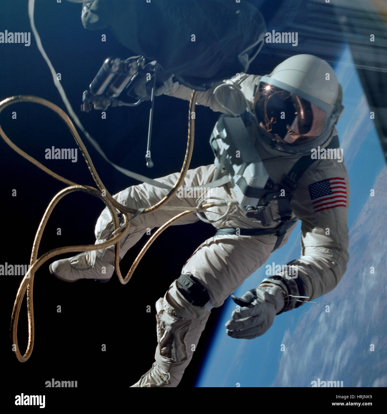 Ersten amerikanischen Weltraumspaziergang, Astronaut Ed White, 1965 Stockfoto