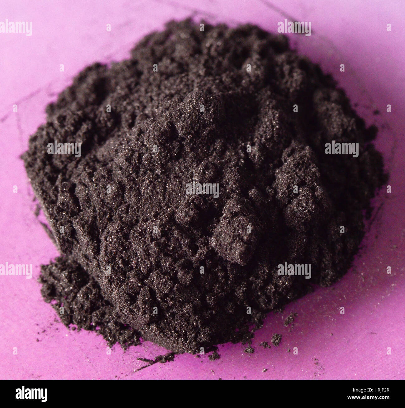Graphitpulver Stockfoto