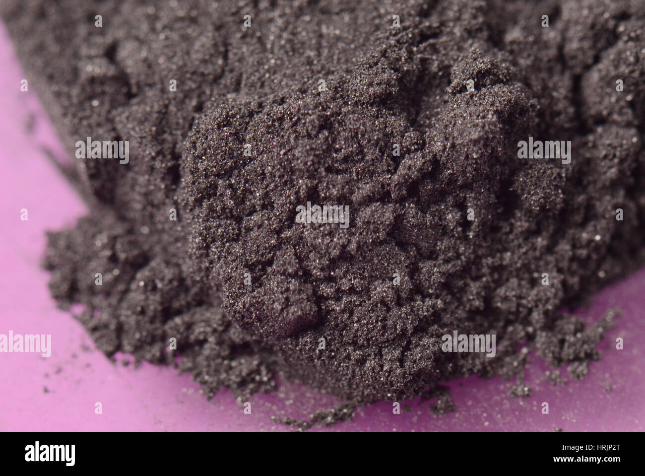 Graphitpulver Stockfoto