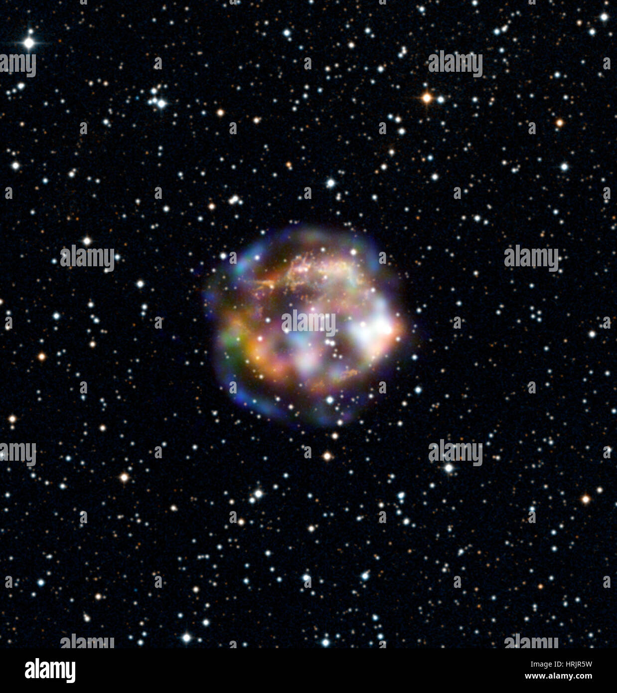 Supernova-Überrest-Cassiopeia A Stockfoto