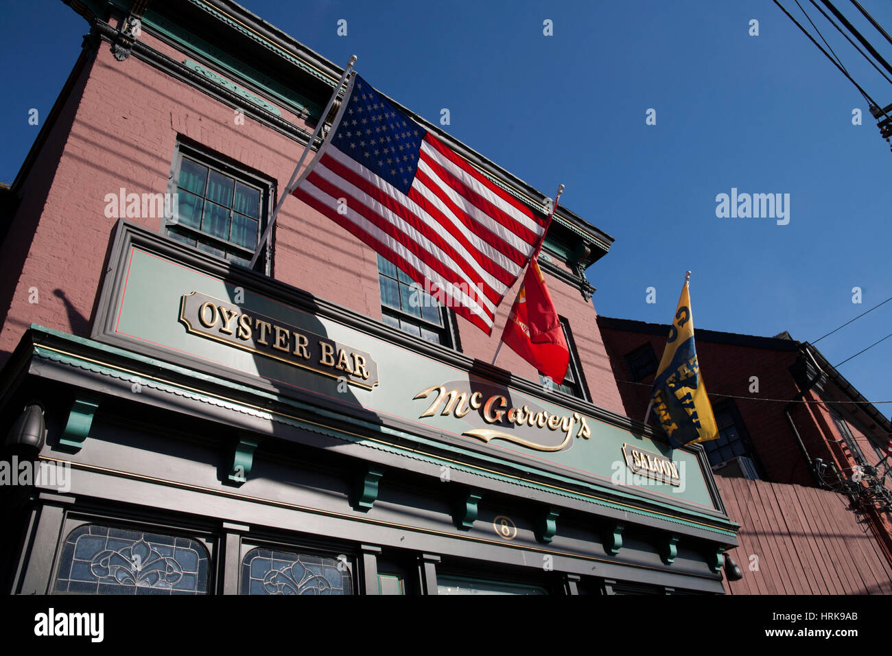 McGarvey des berühmten Tavern, Annapolis, Maryland. Stockfoto