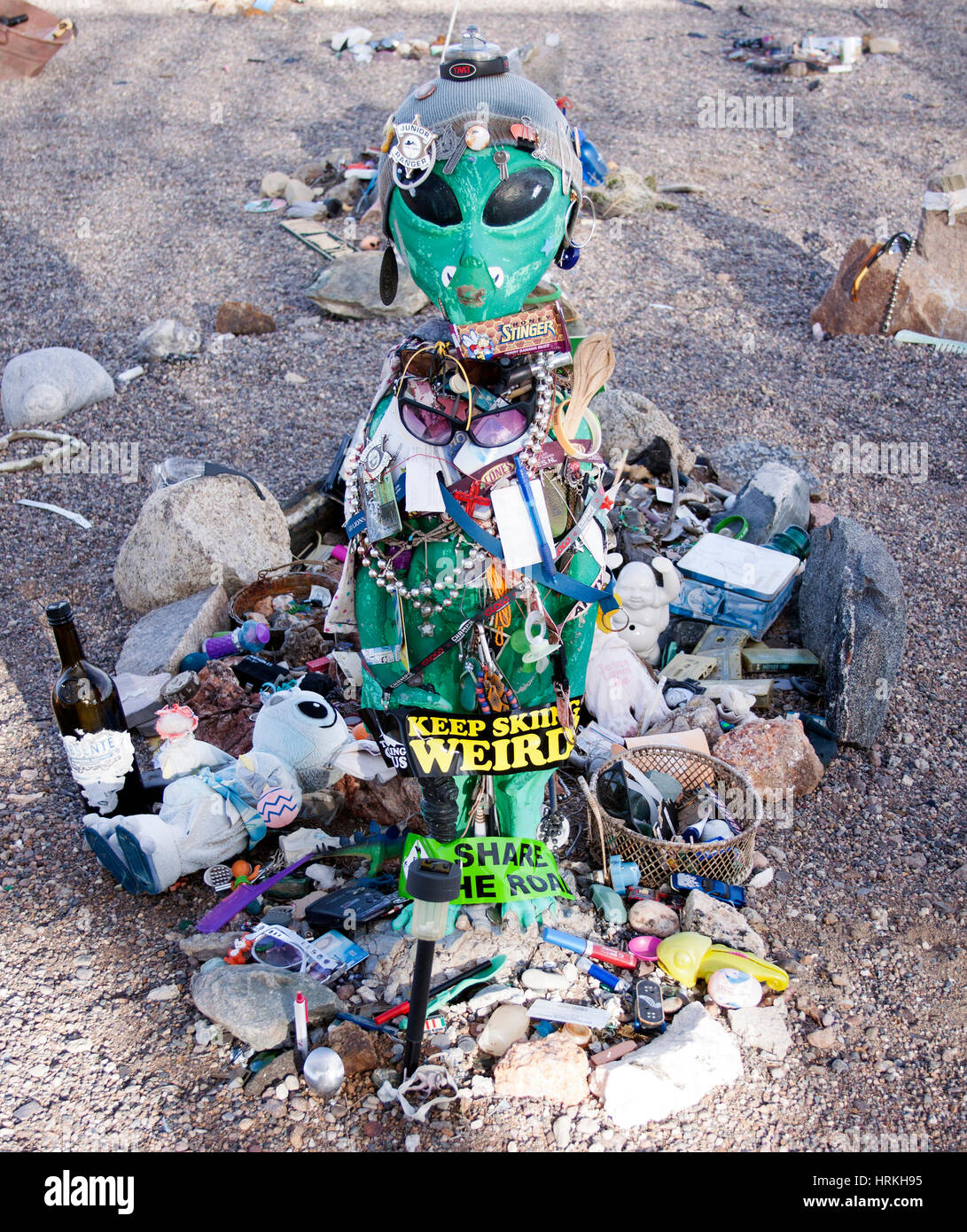 UFO-Wachturm in Hooper Colorado Stockfoto