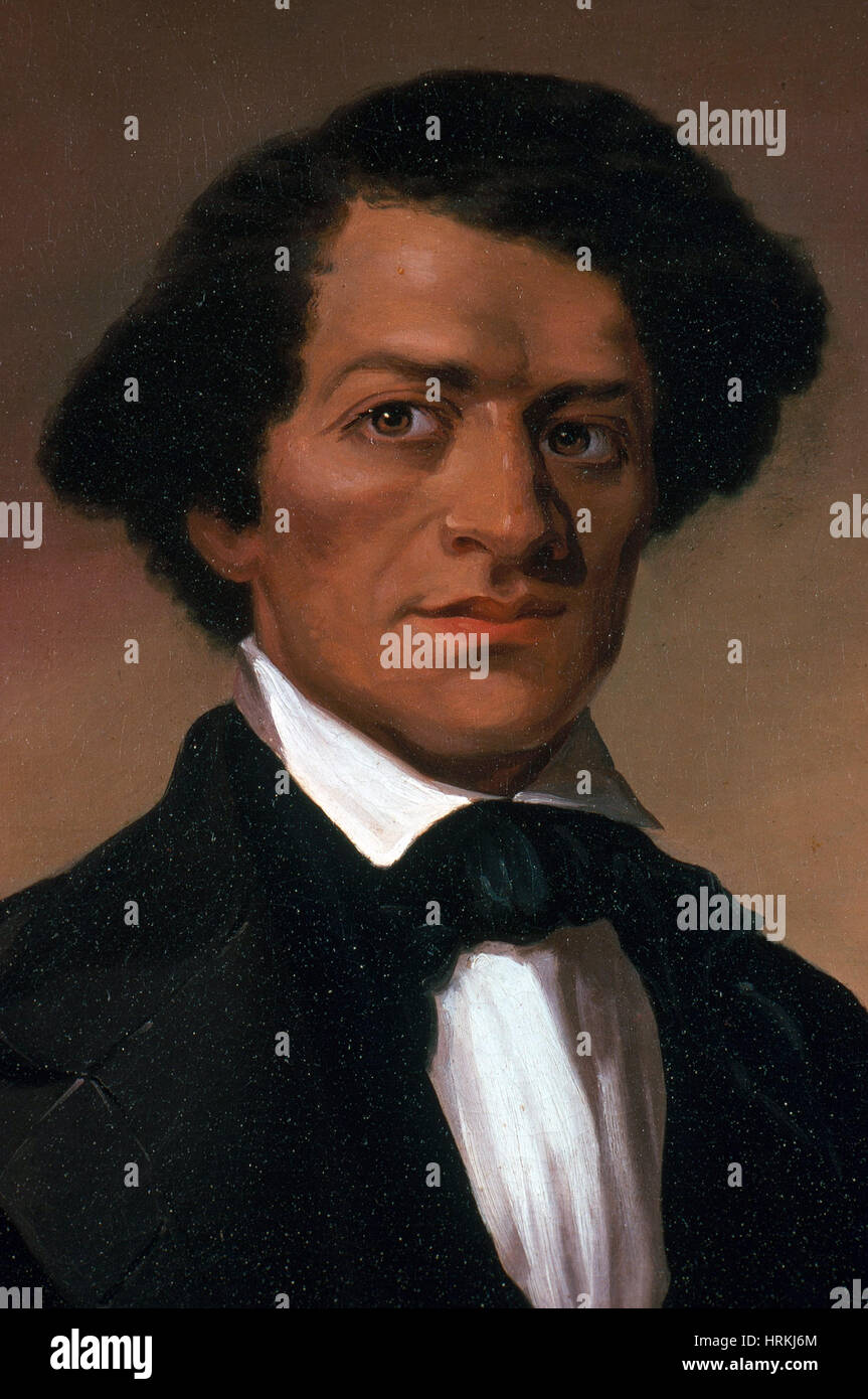 Frederick Douglass, US-amerikanischer Abolitionist Stockfoto
