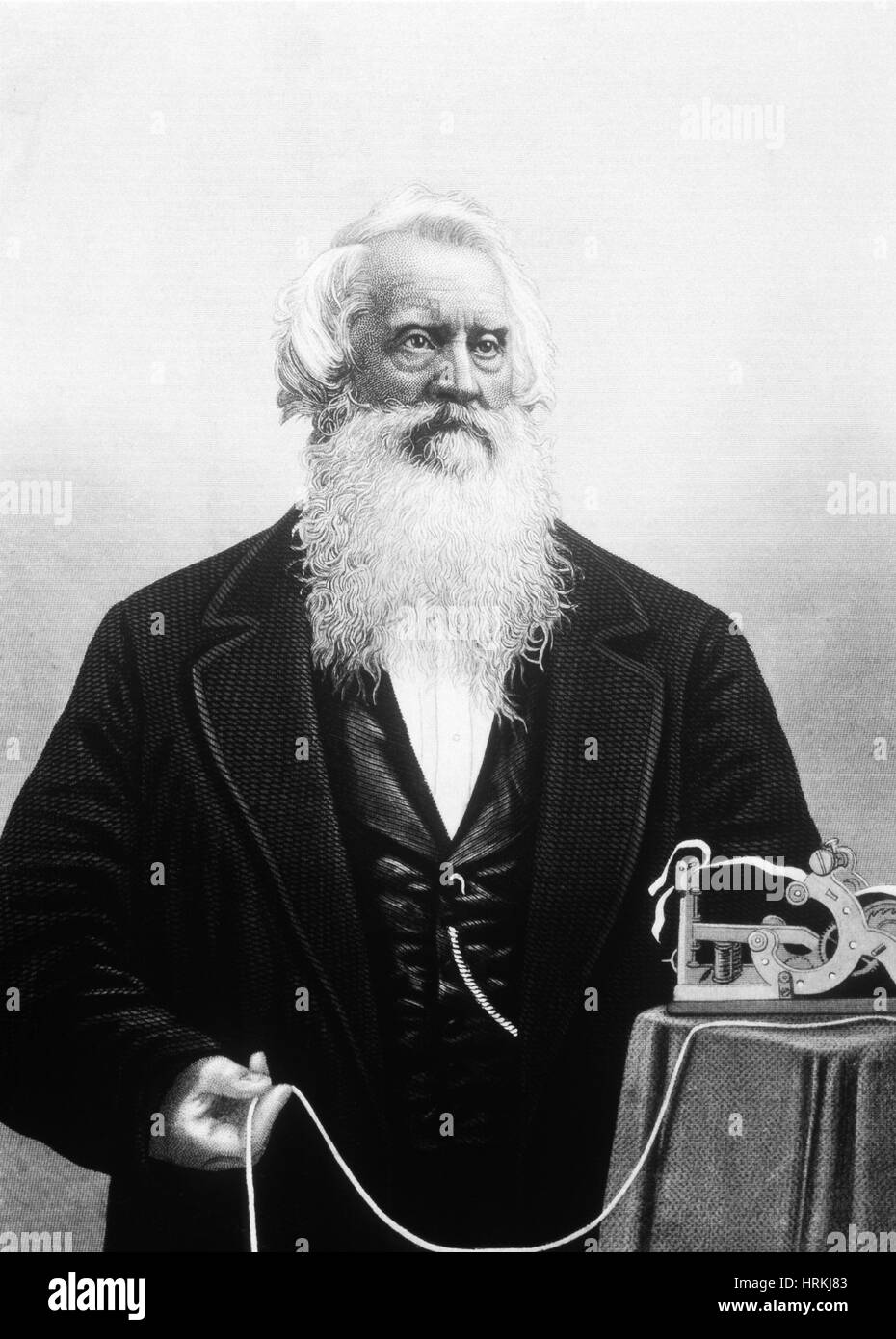 Samuel Morse, US-amerikanischer Erfinder Stockfoto