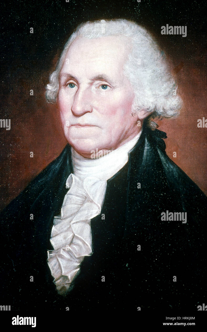 1. US-Präsident George Washington Stockfoto