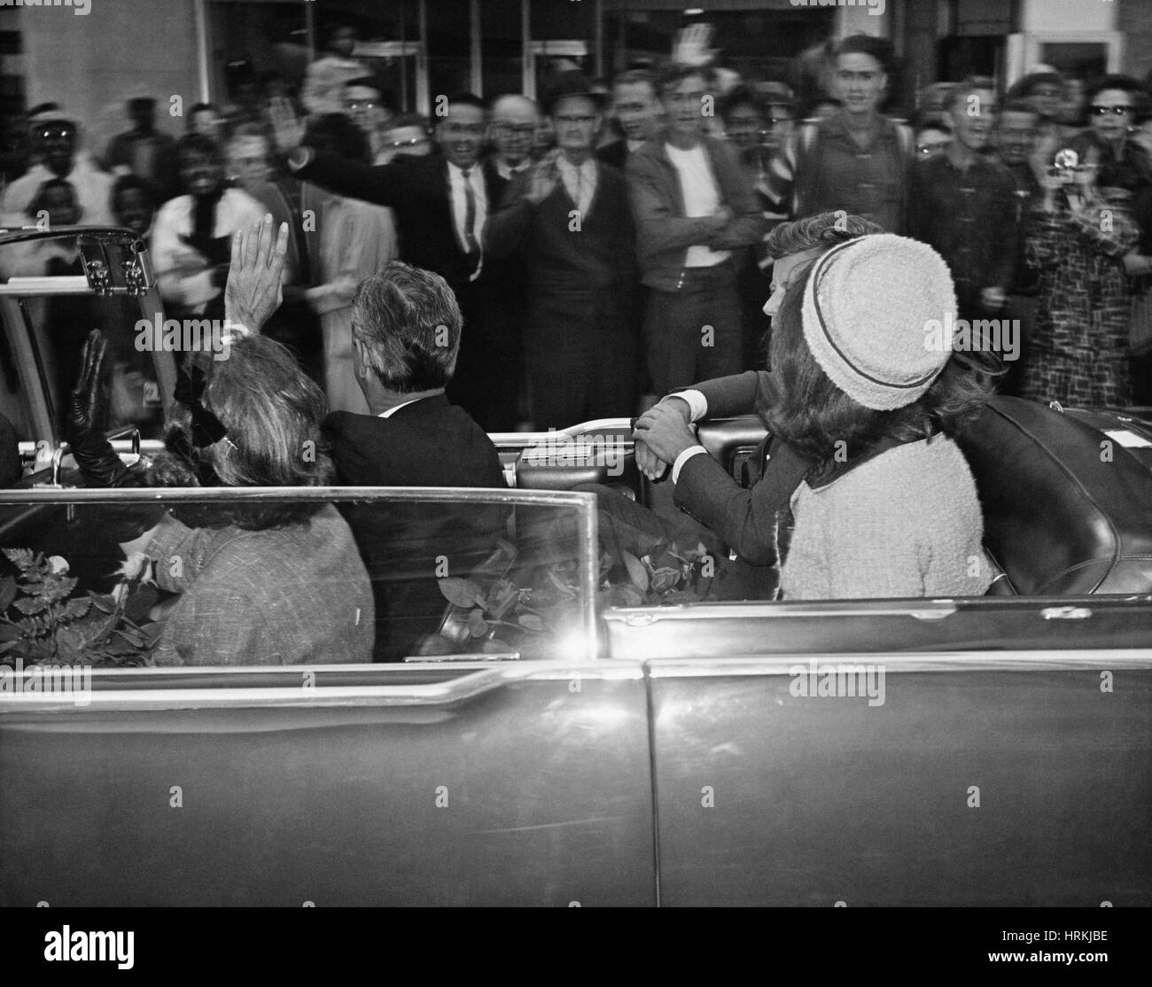 Kennedy-Ermordung, 1963 Stockfoto