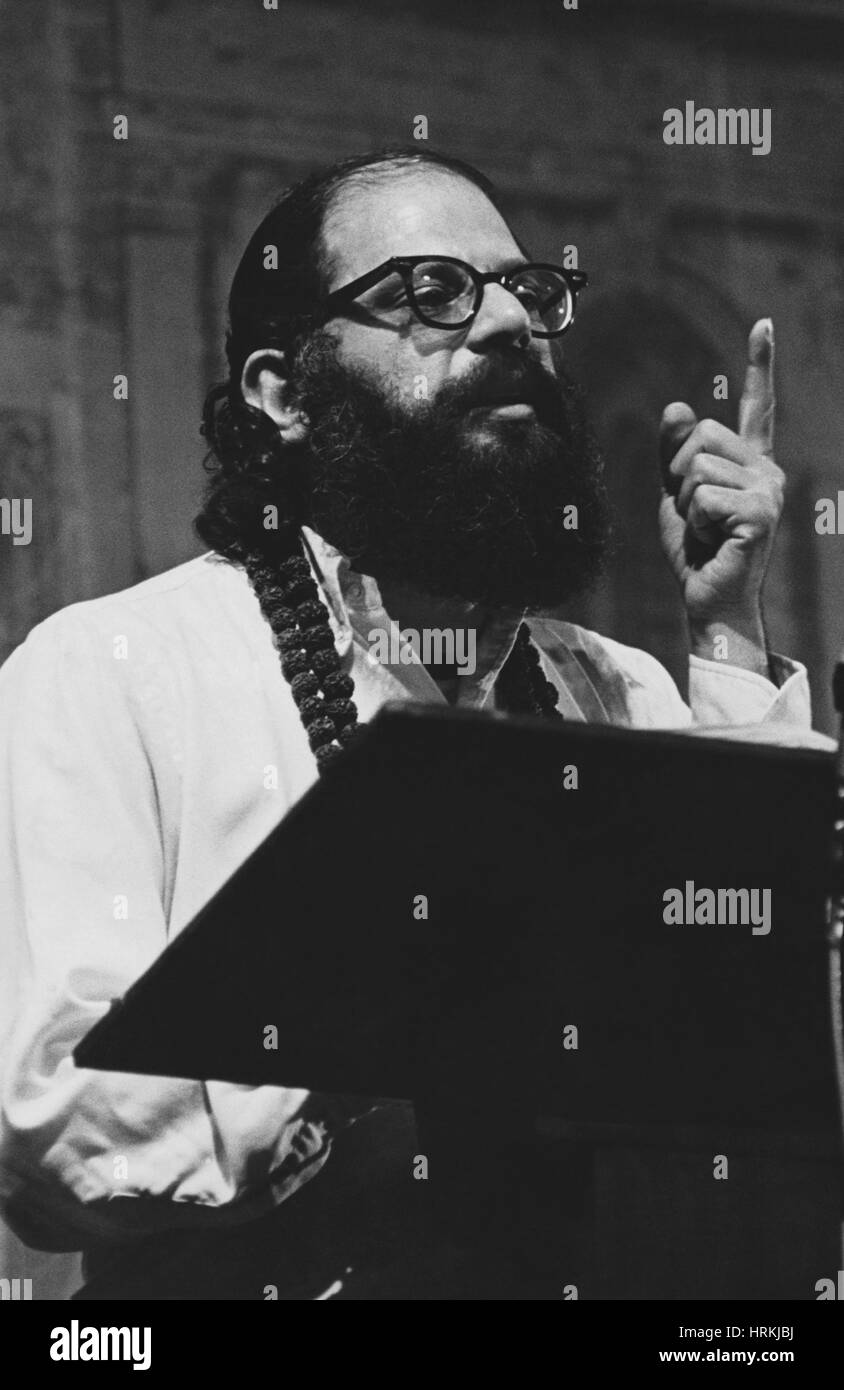 Allen Ginsberg, amerikanischer Dichter Stockfoto