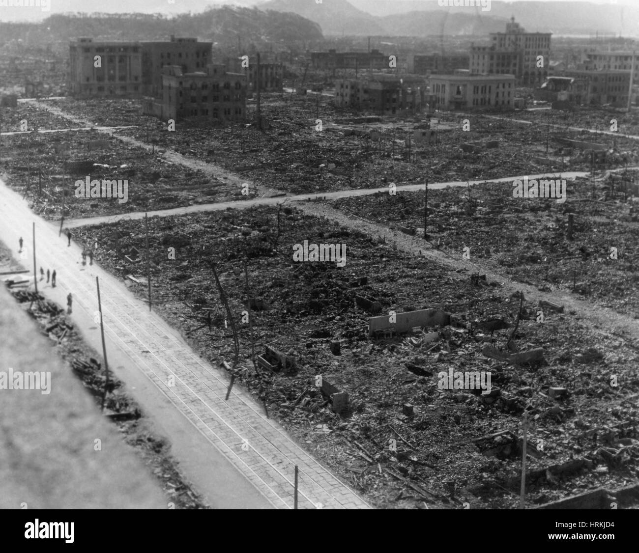 Atombombe Zerstörung, Hiroshima Stockfoto