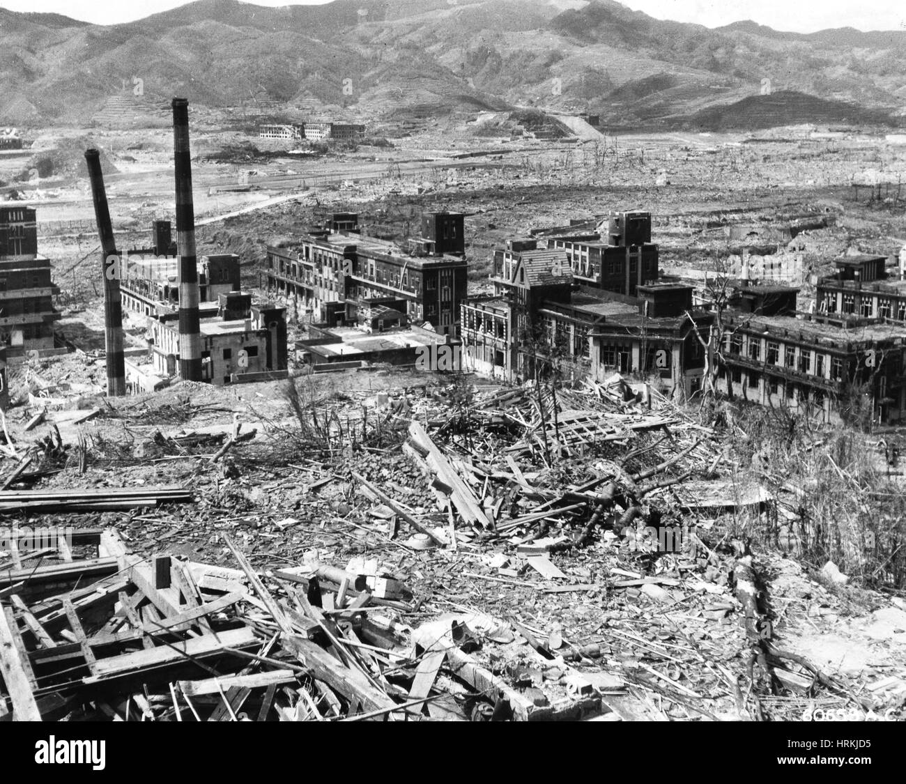 Nagasaki, 1945 Stockfoto