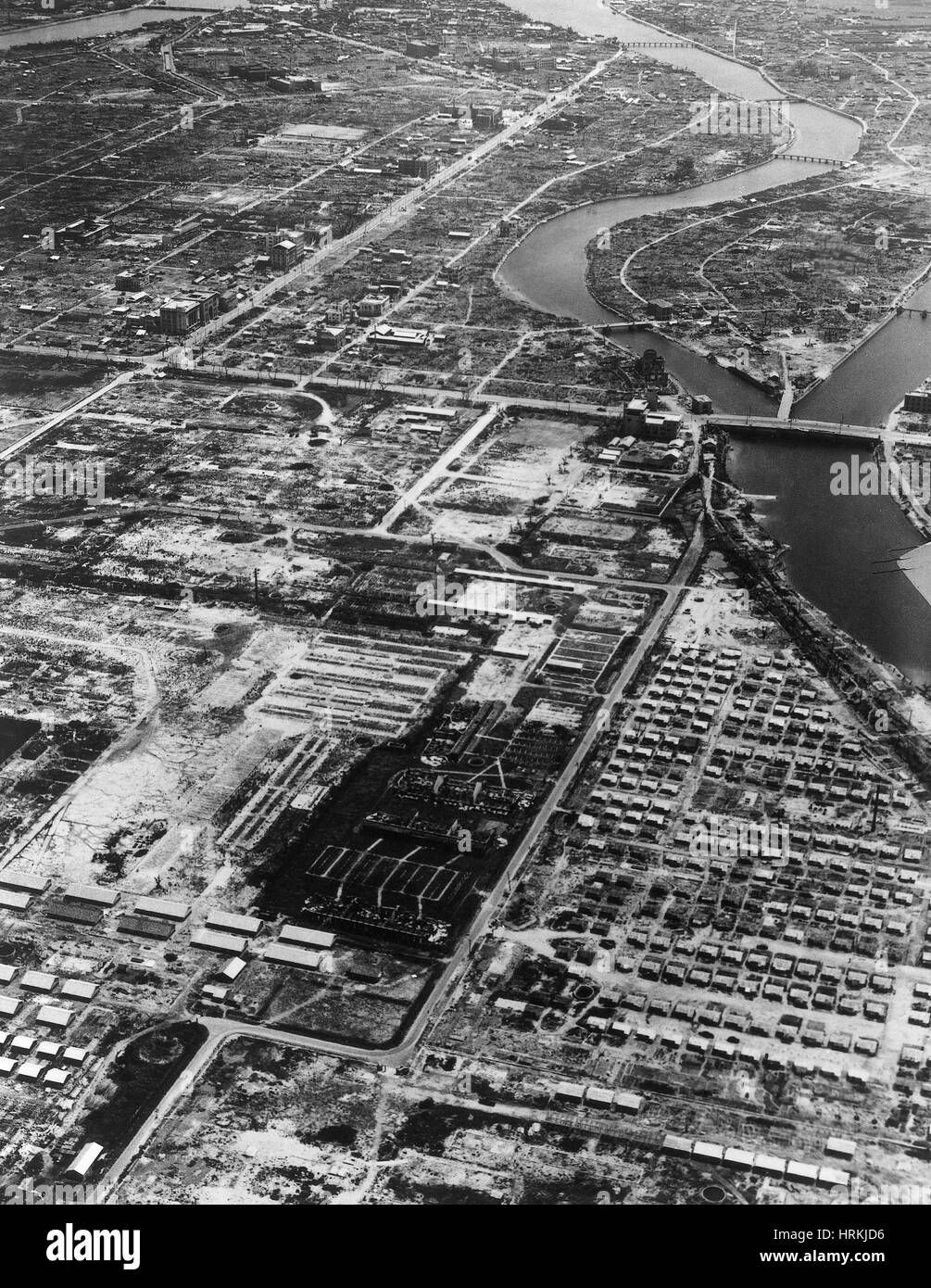 Atombombe Zerstörung, Hiroshima Stockfoto