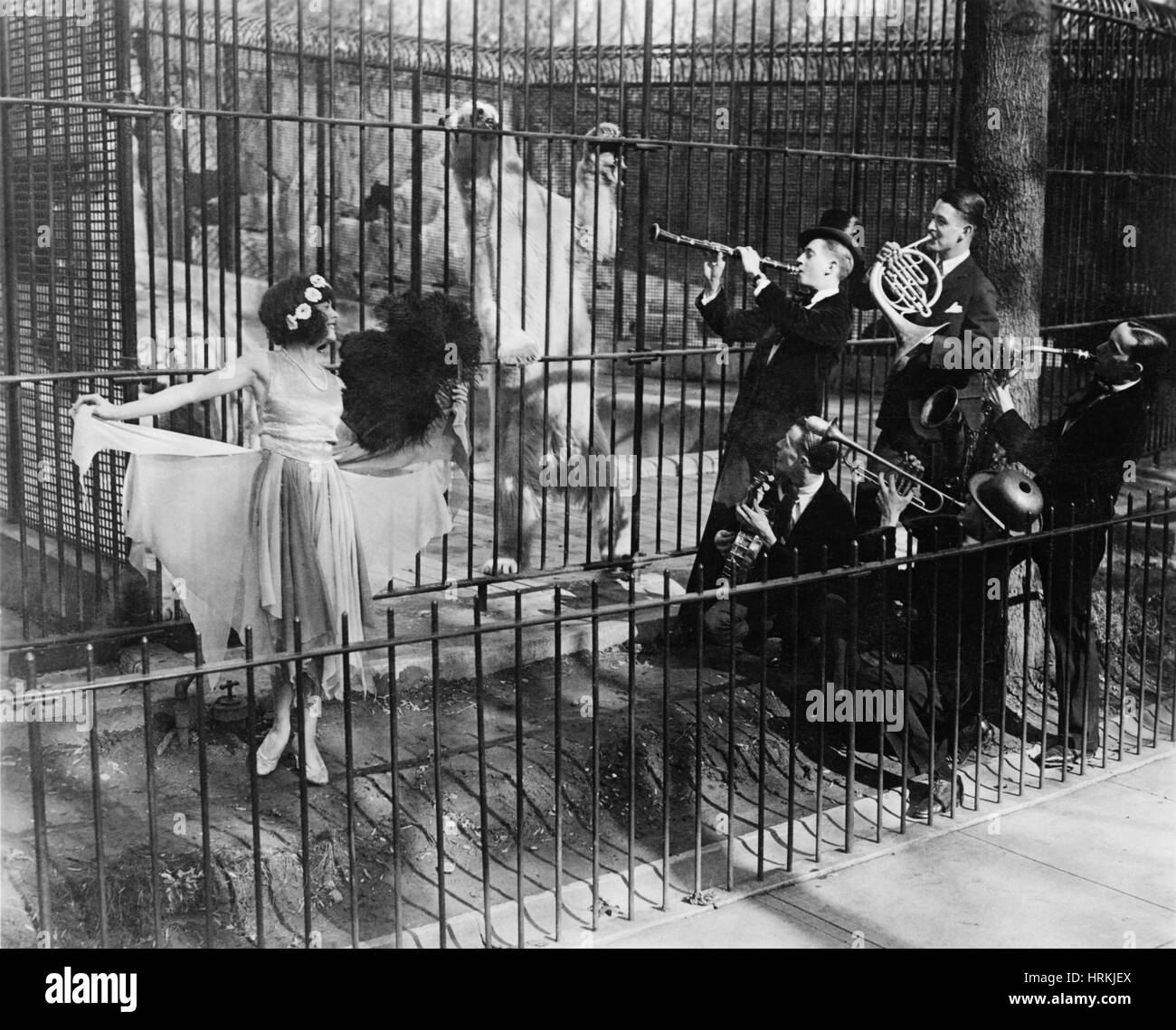 Bessere Ole Club Orchestra, Washington Zoo, 1925 Stockfoto