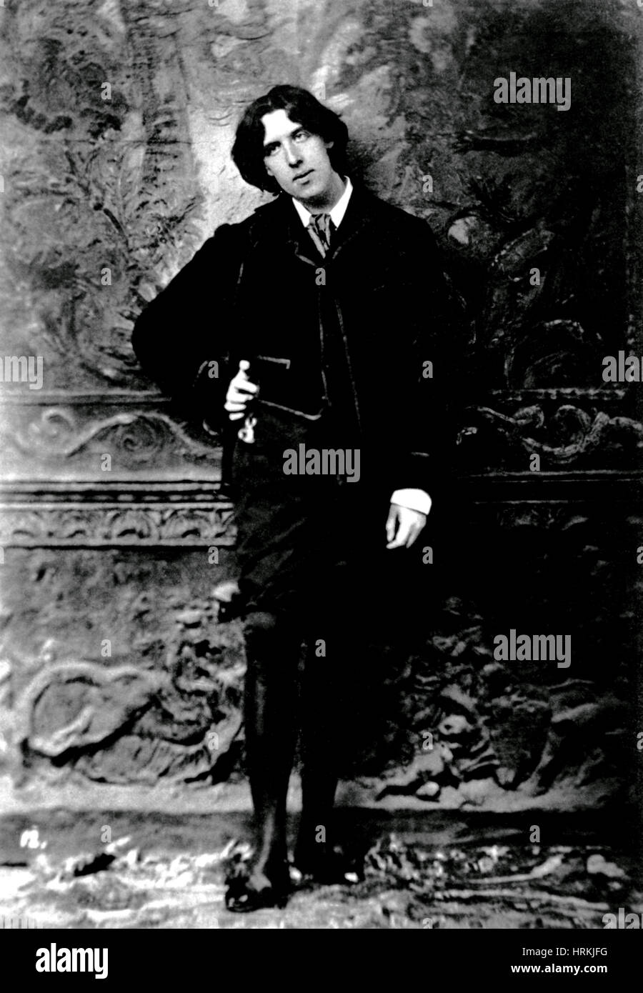 Oscar Wilde, irischer Schriftsteller Stockfoto
