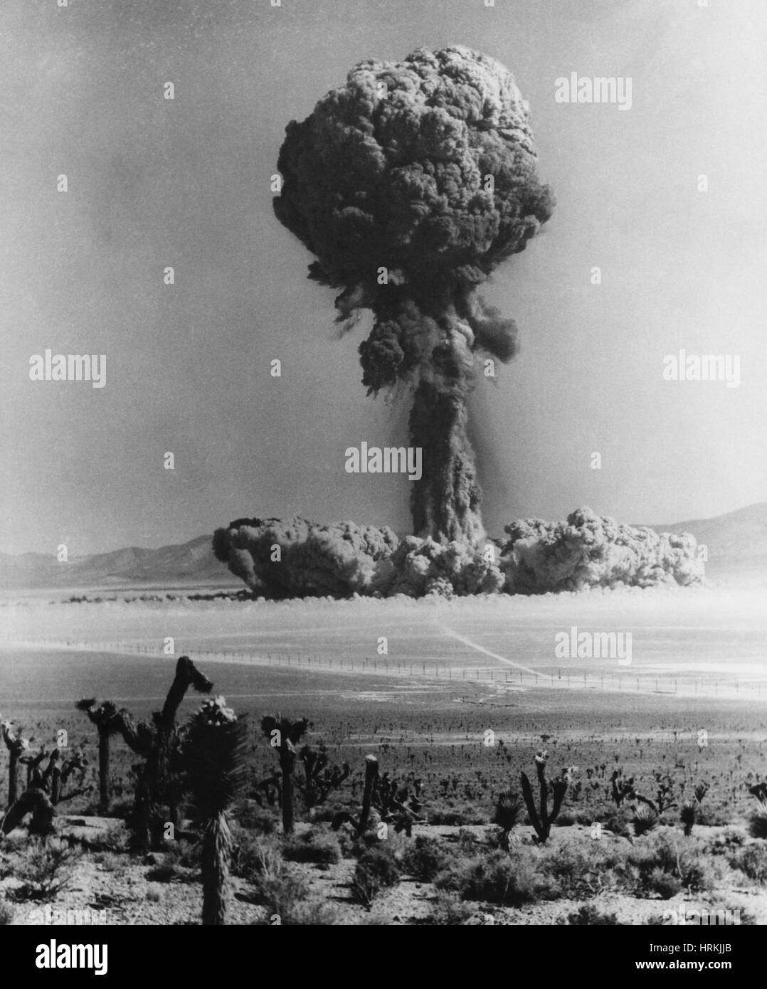 Operation Plumbbob FIZEAU, 1957 Stockfoto