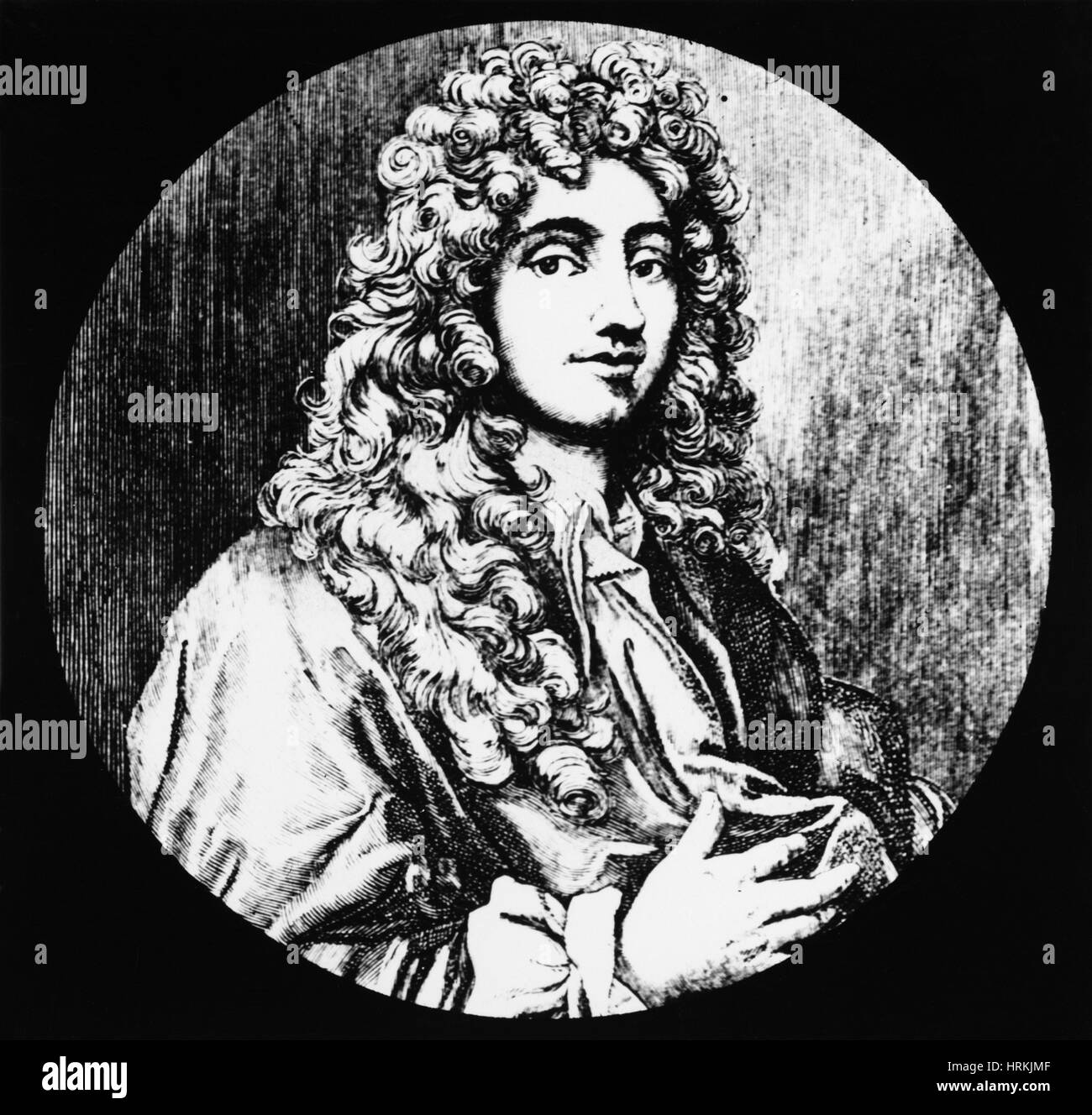 Christiaan Huygens, niederländischer Universalgelehrter Stockfoto