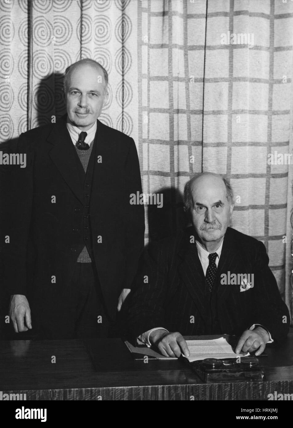 Die Braggs, englischer Physiker Stockfoto