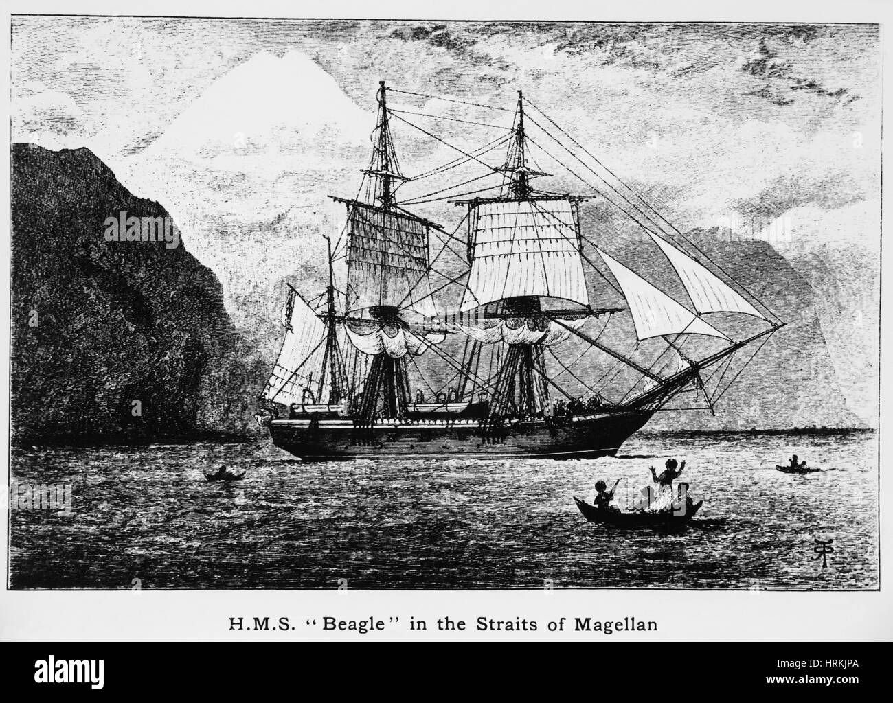 HMS Beagle Stockfoto