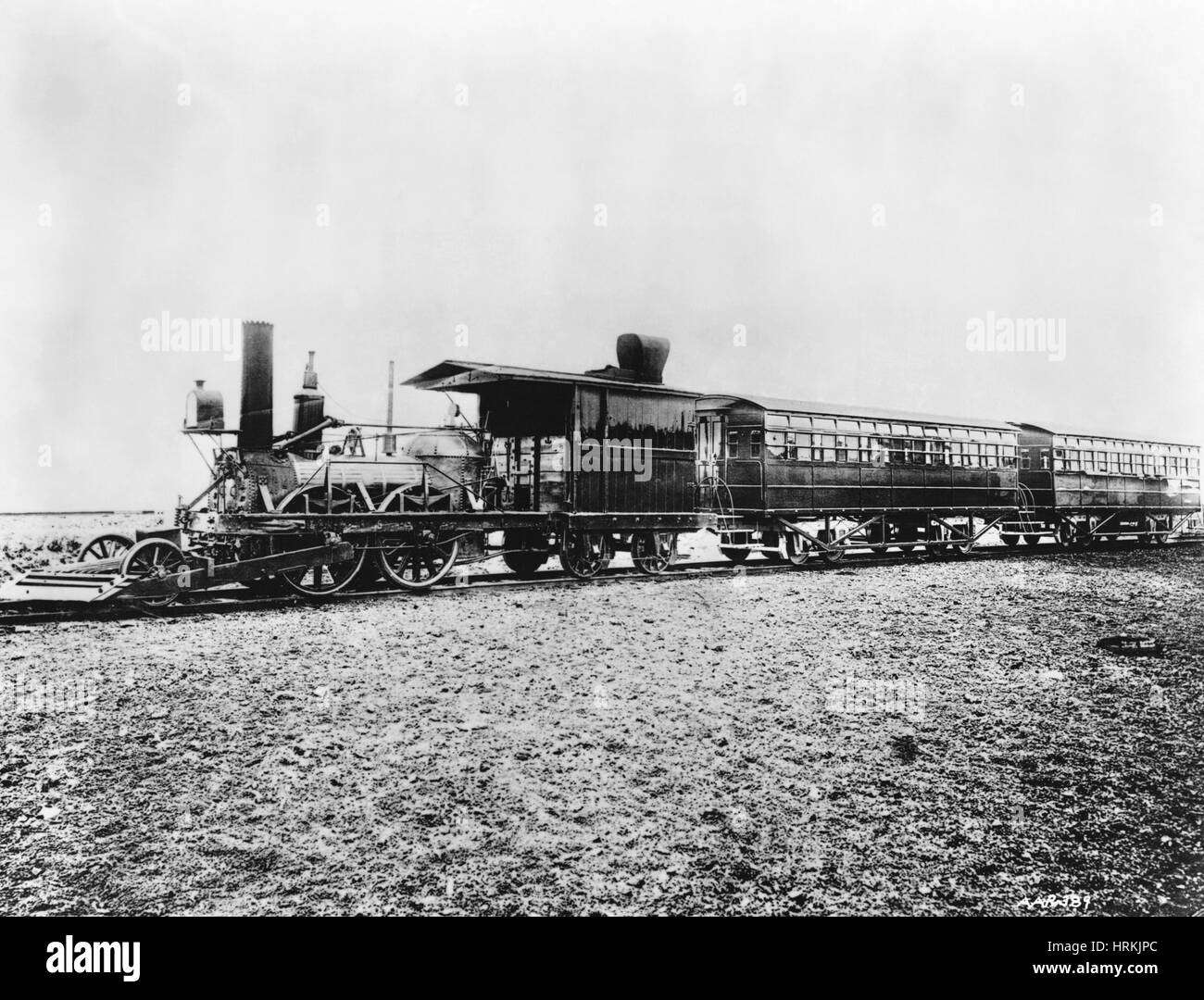 19. Jahrhundert "John Bull" Lokomotive Stockfoto