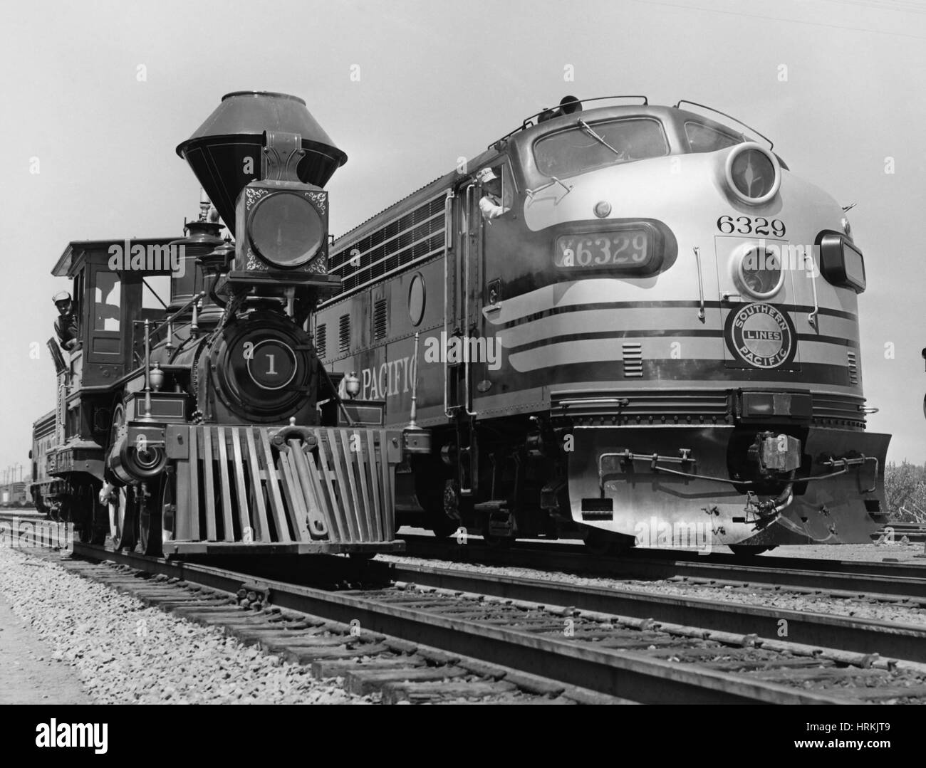 19. & 20. Jahrhundert Lokomotiven Stockfoto