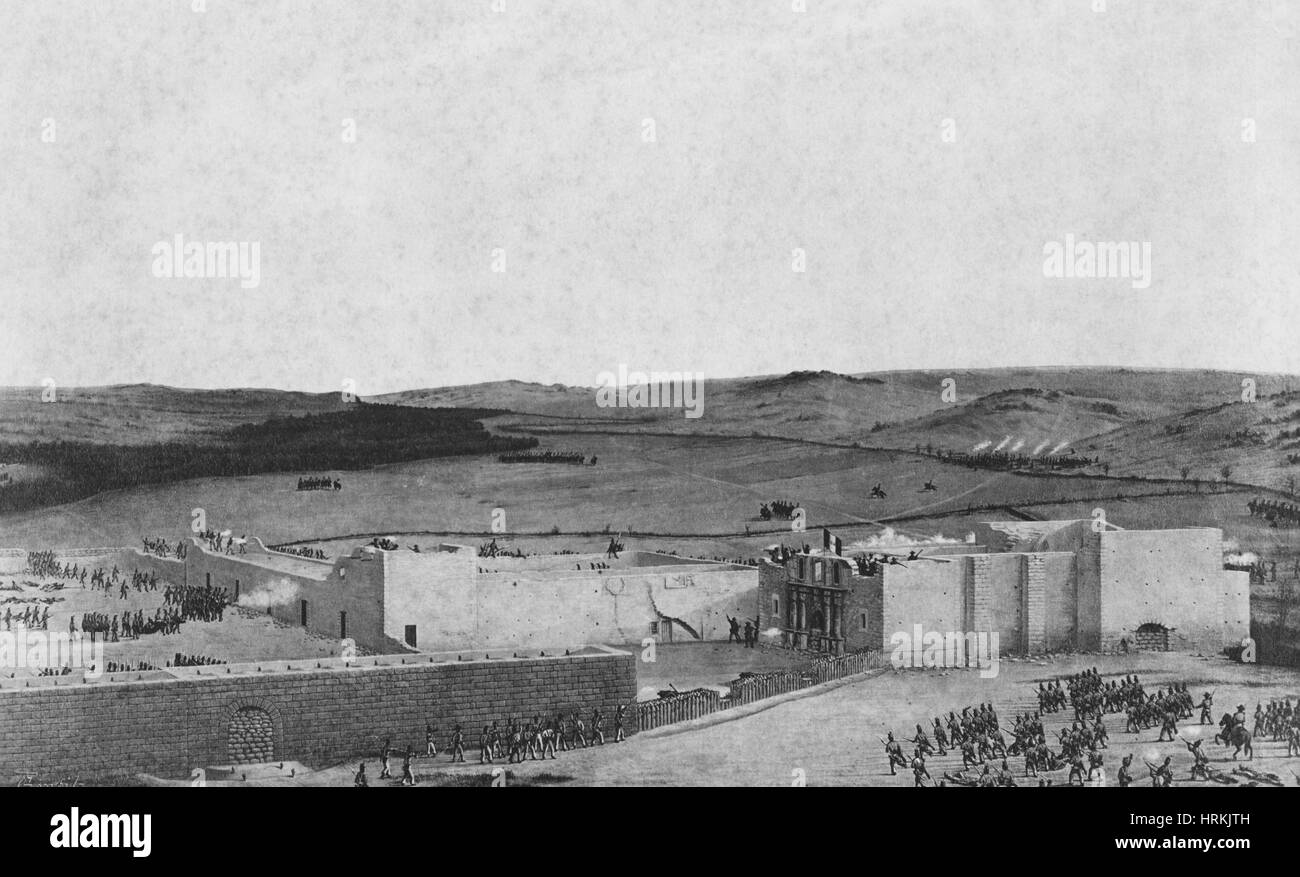 Alamo, 1885 Stockfoto