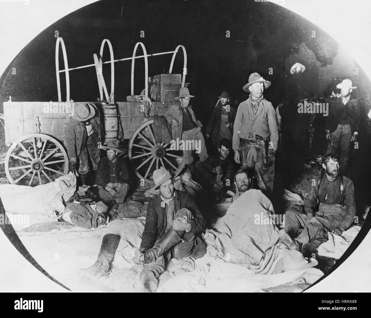 Cowboys, c. 1880 Stockfoto