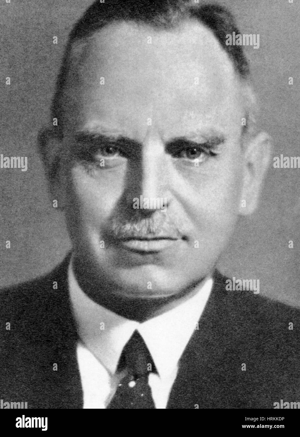 Otto Hahn, deutscher Chemiker Stockfoto