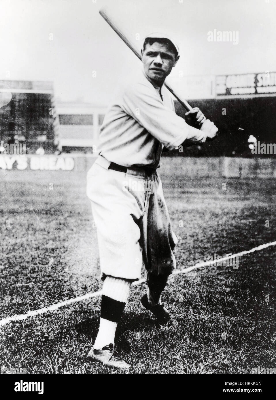 US-amerikanischer Baseball-Legende Babe Ruth Stockfoto