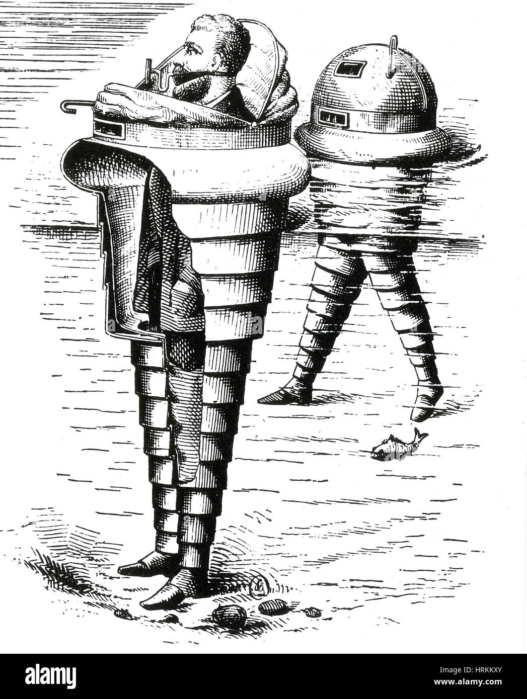 Beek Rettungsring, 1877 Stockfoto