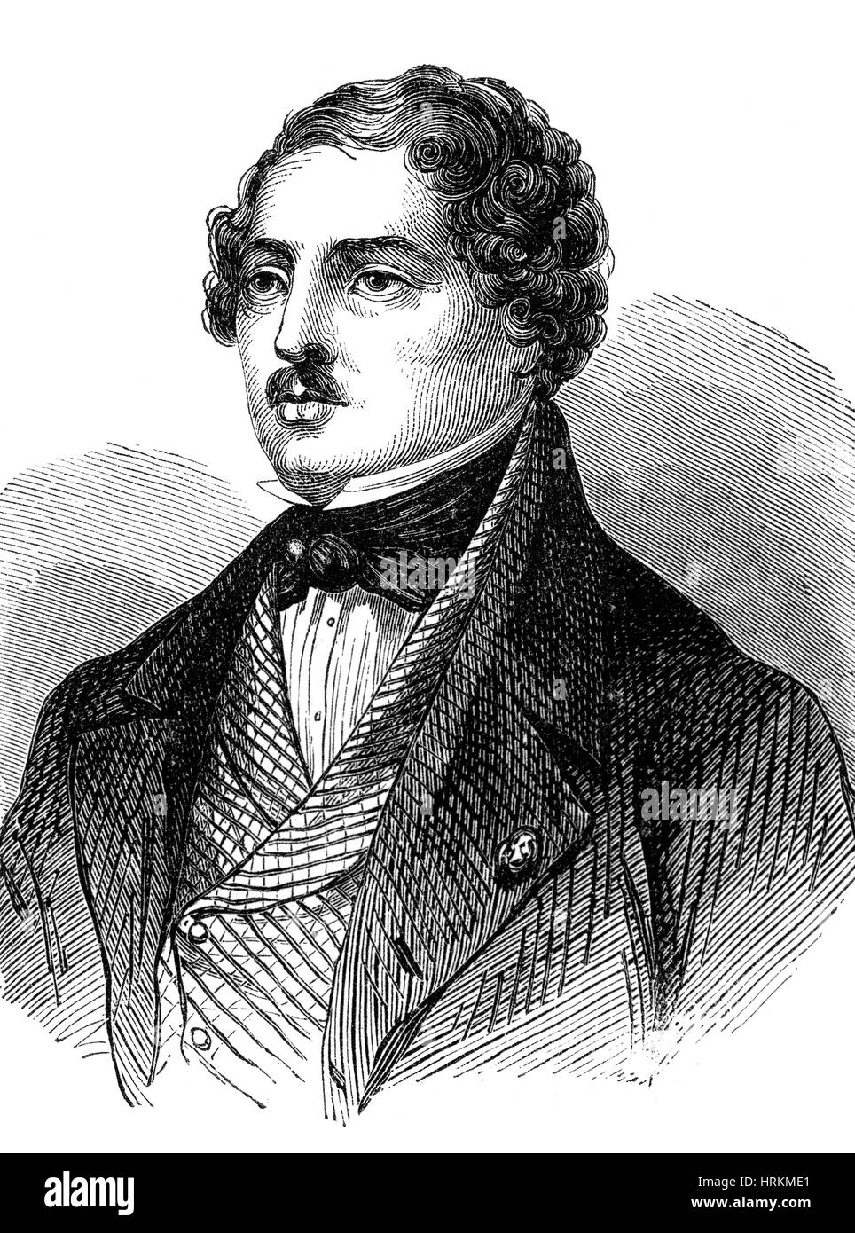 Louis Daguerre, französischer Erfinder Stockfoto