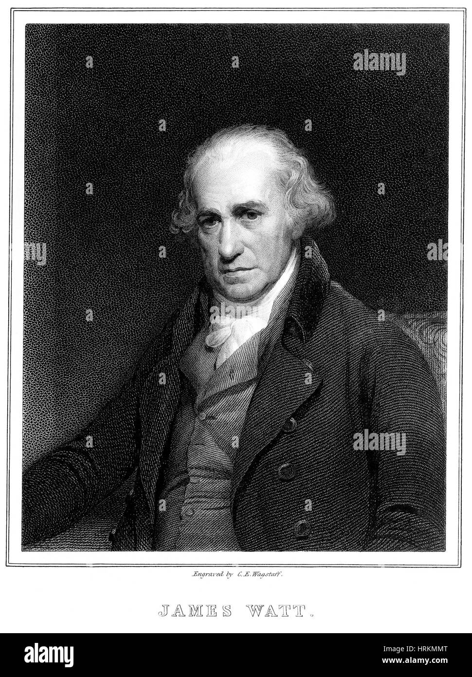 James Watt, schottischer Erfinder und Ingenieur Stockfoto