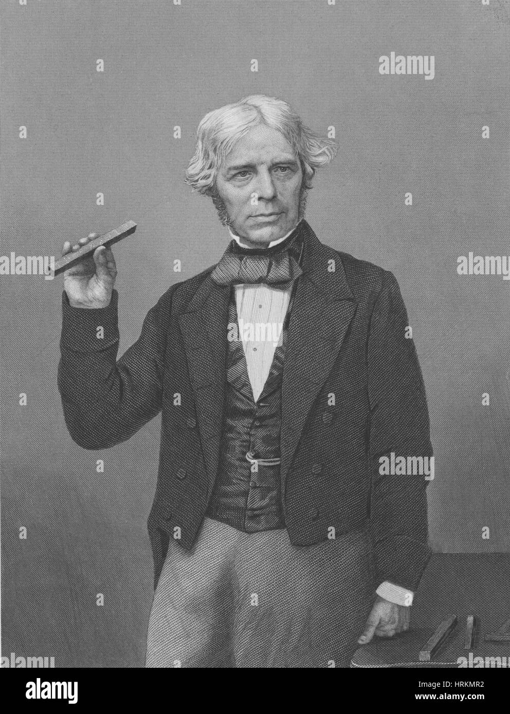 Michael Faraday, englischer Physiker Stockfoto