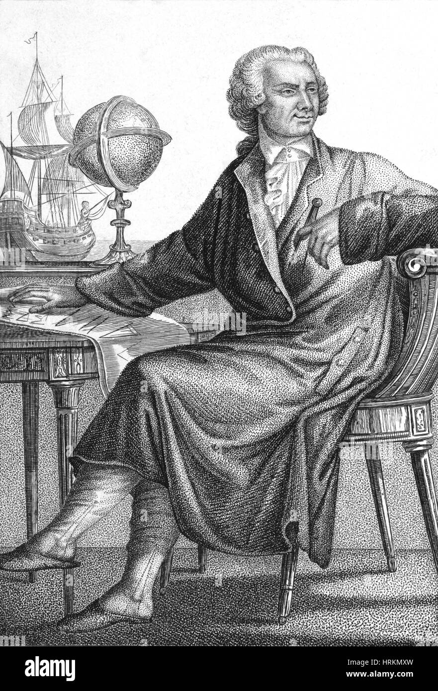 Leonhard Euler, Schweizer Mathematiker Stockfoto