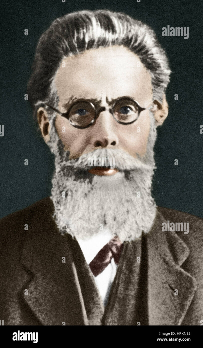 Wilhelm Röntgen, deutscher Physiker Stockfoto